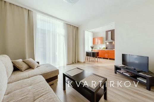 Luxurious two-room apartment Euro-Class in a 2-minute walk f