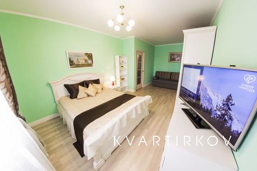 На сутки сдается однокомнатная квартира с современным евроре