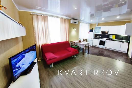 На сутки сдается однокомнатная квартира с современным евроре