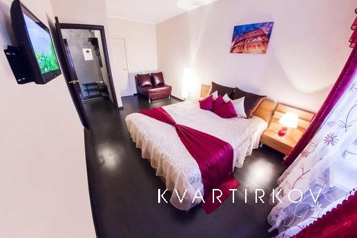 На сутки сдается однокомнатная квартира с современным евроре