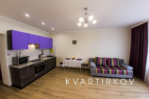 На сутки сдается однокомнатная квартира с современным евроре