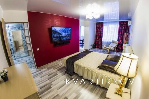 На сутки сдается однокомнатная квартира с современным евроре