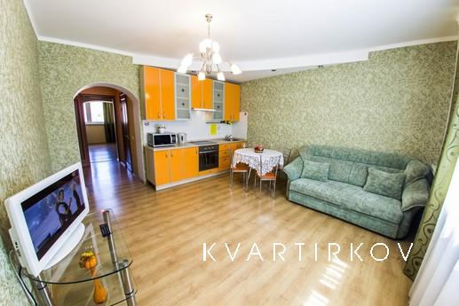 На сутки сдается однокомнатная квартира с современным евроре