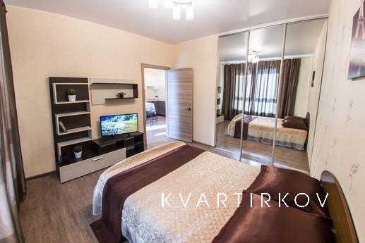 На сутки сдается однокомнатная квартира с современным евроре