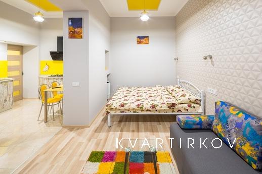 High-tech style apartment in the very center of Lviv! All fa