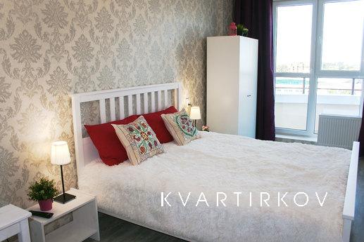 Квартира-студия в самом высоком и красивом доме в центре Кра