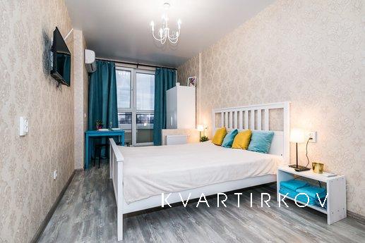 Квартира-студия в самом высоком и красивом доме в центре Кра