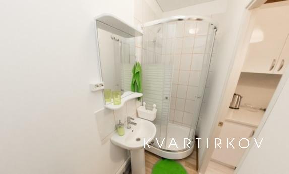 Современная студия в новом европейском доме с закрытым дворо