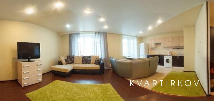 Rent one-bedroom apartment of 56 m2 in the Tyumen district. 