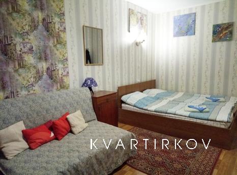 The apartment is located in the heart of Chernigov, in a qui