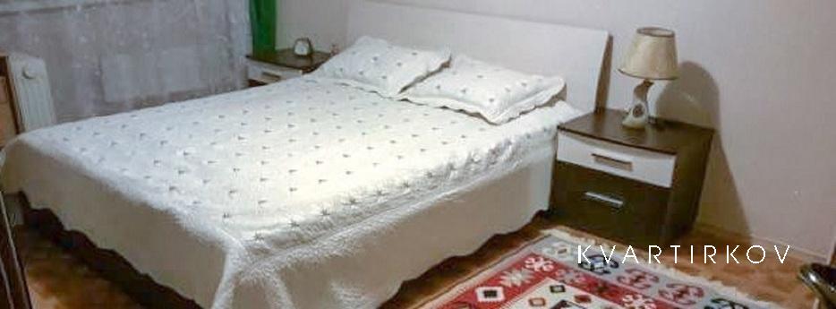 Красивая чистая однокомнатная квартира сдается посуточно.
В 