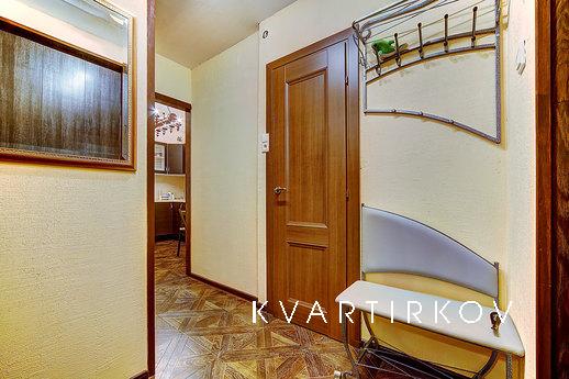 The apartment is located in the center of St. Petersburg, on