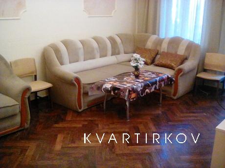 I will rent my apartment in two blocks from Deribasovskaya, 