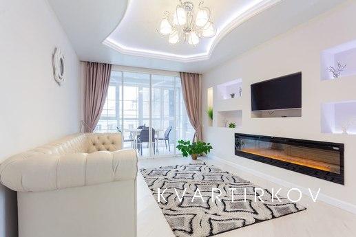 VIP-level apartment for daily rent in the center of Kiev. Tw