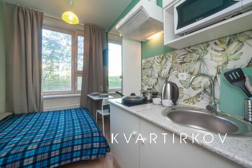The apartment is located in the business-class residential c