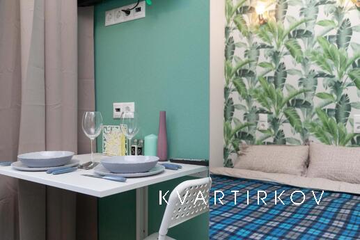 Cozy studio on Bachurinskaya 7k1, Москва - квартира подобово