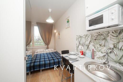 The apartment is located in the business-class residential c