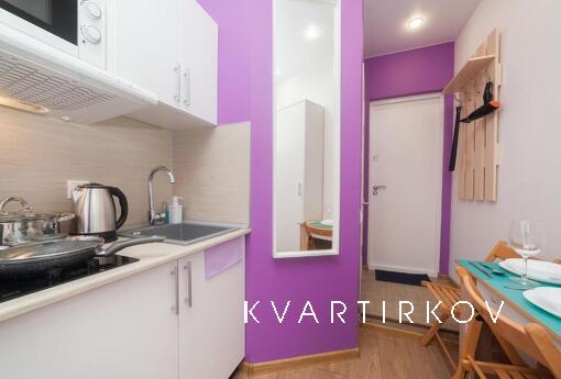 Cozy studio on Bachurinskaya 7k1, Москва - квартира подобово