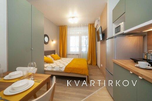 The studio is located in the residential complex "Topol