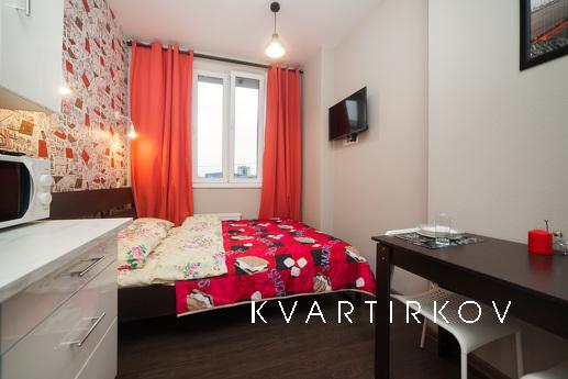 Modern studio on Voronitsyna, Khimki - apartment by the day