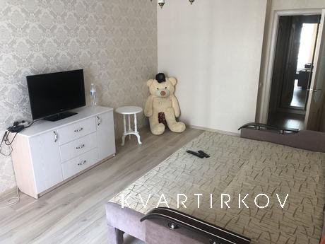 The apartment is located in a new house in Obolon district o