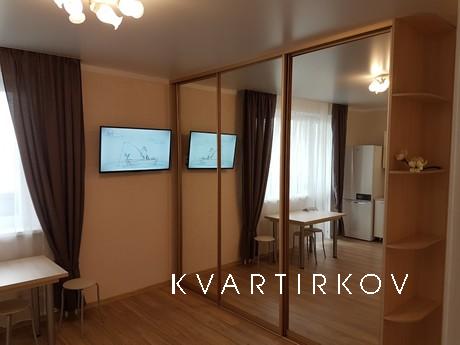 For rent studio apartment in a new build, Tyumen - apartment by the day