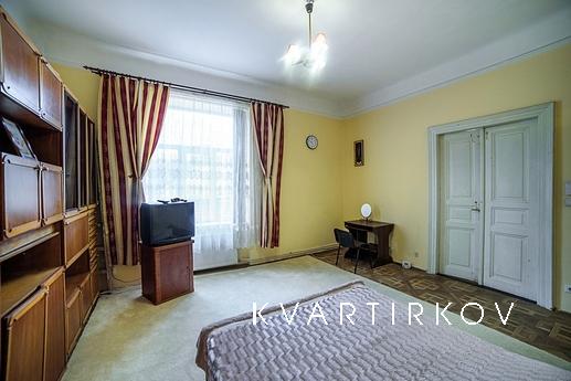 1 bedroom apartment in the central part, Lviv - apartment by the day