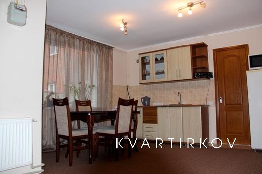 A cozy house in the city center offers a comfortable stay.