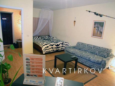 One bedroom apartment in downtown Kiev with European style.
