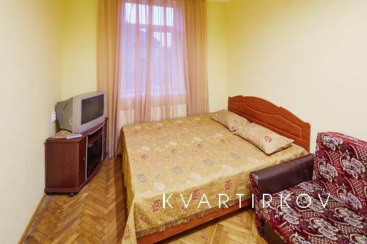The apartment is located in the historical part of the city.