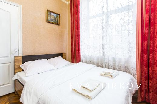 1 room flat for 5 persons situated near the city center. Com
