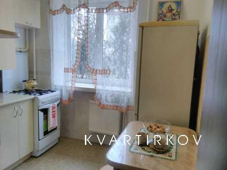 I rent a 3-room apartment in the center of Morshyn. The apar