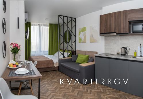 Modern studio apartment in a new residen, Kyiv - apartment by the day