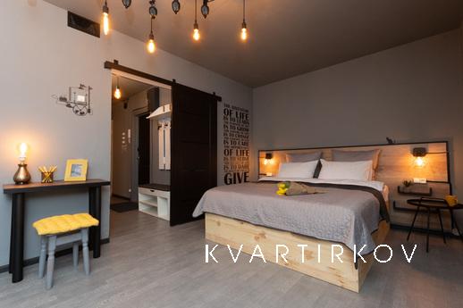 2к Design apartment in the LOFT style, Kyiv - apartment by the day