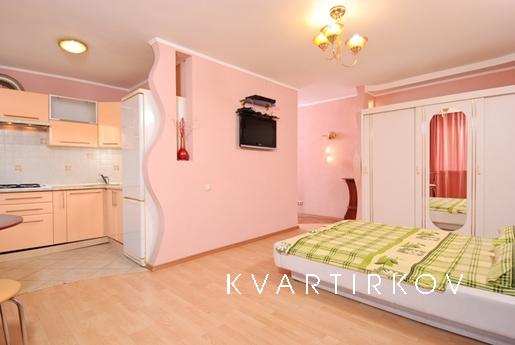 Краснолесья 14/5. Студия. Вся мебель и техника современные. 