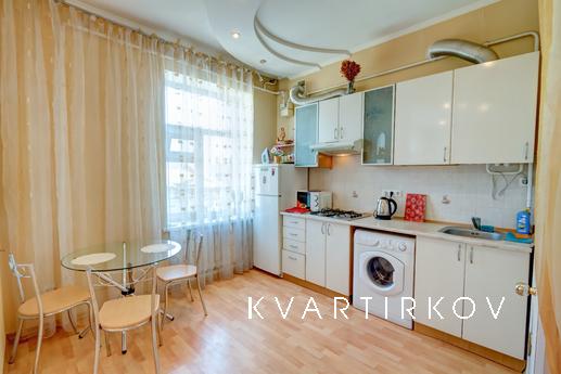 The apartment is located in the city center, 5-7 minutes wal