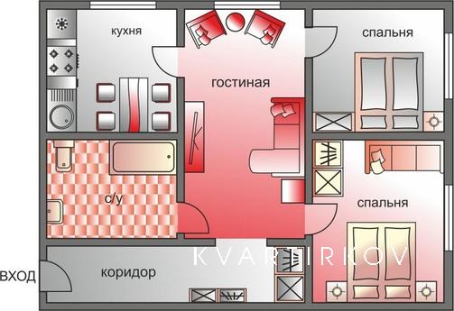 Spacious premium apartment (019), Moscow - apartment by the day