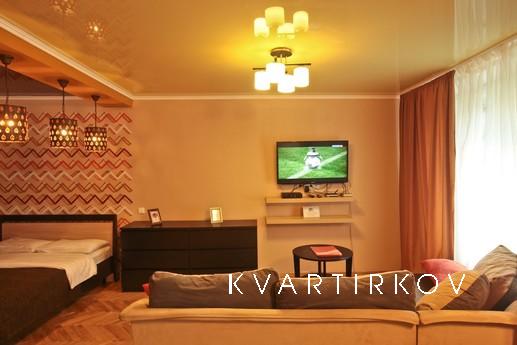 The apartment is located in the historical center of Moscow,