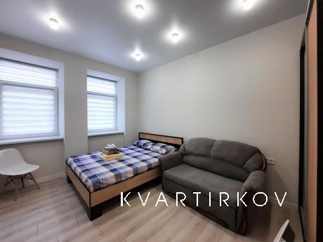 The apartment is near the center, with a new renovation, in 