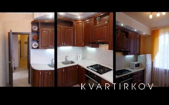 Rent 2-room apartment EURO Karl Marx., Dnipro (Dnipropetrovsk) - apartment by the day