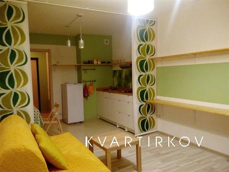 Aparthotel 10 minutes by subway Devyatkino. Studios. equippe