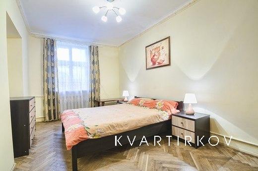 The apartment in the historic part of the city, equipped wit