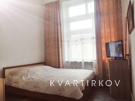 In the park area of Kislovodsk, a clean apartment is for ren