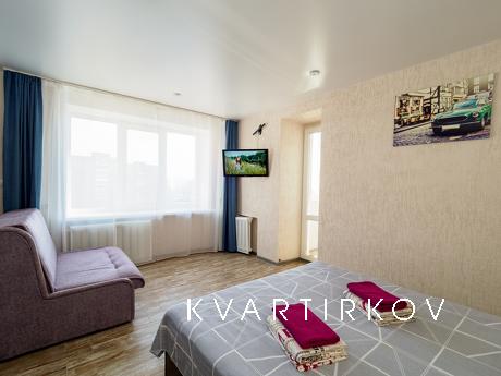 Комфортная светлая стильная квартира-студия с новым евроремо