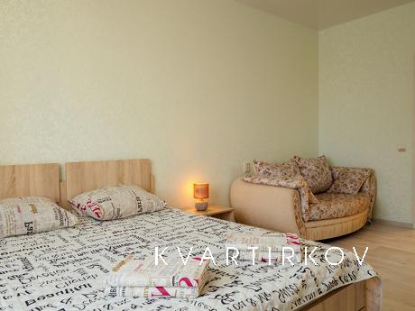 Комфортная светлая стильная однокомнатная квартира с хорошим