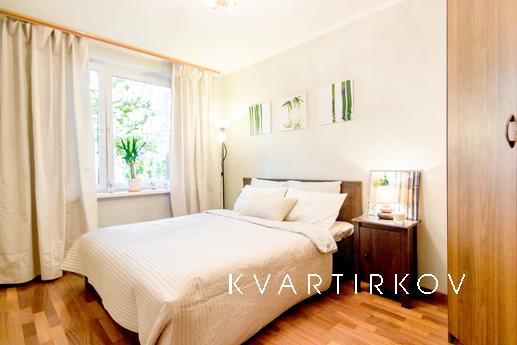 Cozy apartment of the European level: -Free parking !!! -bed