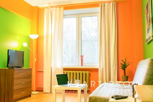 Spacious apartment in the youth European style with a modern