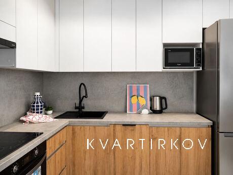 Дизайнерская евродвушка в ЖК «Грани», Днепр (Днепропетровск) - квартира посуточно