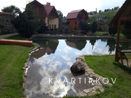 Manor with spring water in le Skhidnytsi, Skhidnytsia - apartment by the day