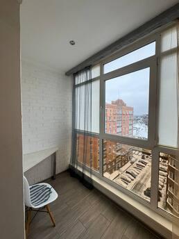 Two-room apartment in the central park district, Irpin - apartment by the day